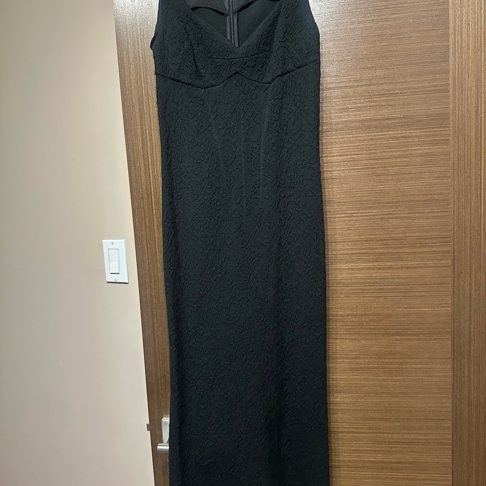 Dolce gabbana Elegant Black Lace Maxi Dress size 38. Vintage